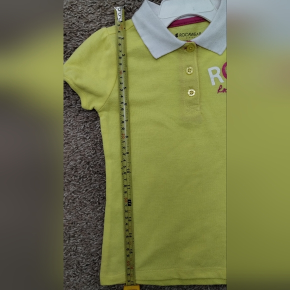 Rocawear Classic 2 Piece Set Yellow Shirt, Blue Pants Size 4T - Picture 7 of 13